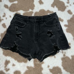 Distressed Black Shorts, No Boundaries, size 10
